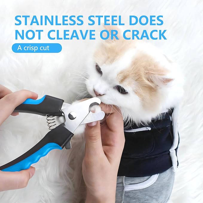 Cat Dog Specific Nail Clipper, Avoiding Excessive Cutting, Suitable for Beginners. It Can Also be Used for Small Animals Such as Birds, Hamsters, Rabbits, Hedgehogs, Ferrets, Guinea Pigs, Etc.-Mewly Pet