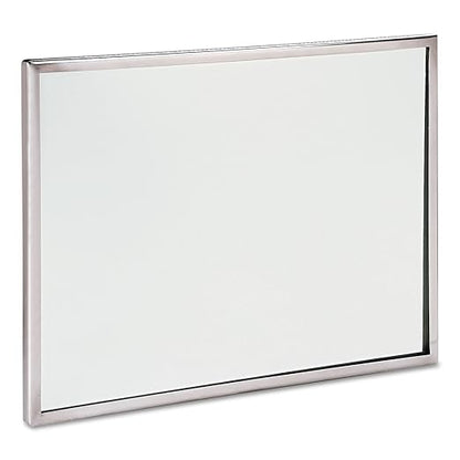 See All FR1824 Lavatory Mirror, Stainless Steel, Silver, 18" x 24"