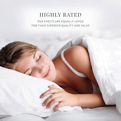 Linen Market Double-Brushed Patterned Microfiber California King Sheet Set 4 Piece – OEKO-TEX Certified Ultra Soft & Wrinkle-Free - 16" Deep Pocket Sheets Easy Care Cal-King Size - Fall Foliage Yellow