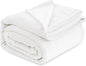 Bedsure GentleSoft Fleece Bed Blankets Full Size White - Soft Lightweight Plush Fuzzy Cozy Luxury Blanket Microfiber, 84x90 inches