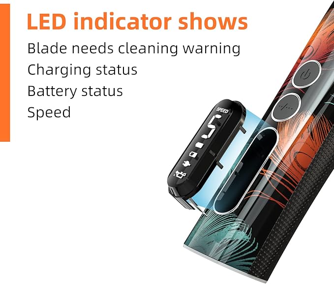 shernbao Professional Animal Grooming Clipper for Thick Heavy Coats, 5-Speed Low Noise Powerful Corded/Cordless 5-in-1 Blade for Small & Large Pet, Dog, Cat, Horse-Mewly Pet