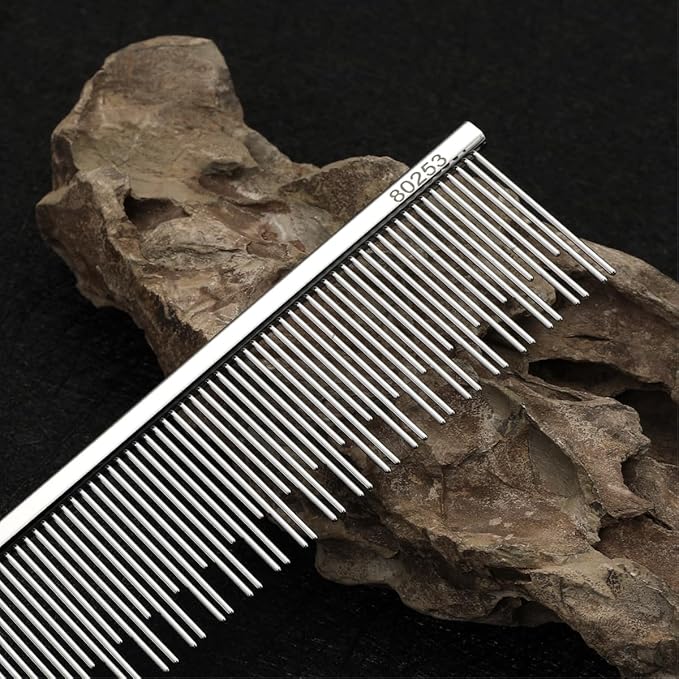 6.1" Dog Grooming Comb for Long Haired Cats & Dogs-Mewly Pet