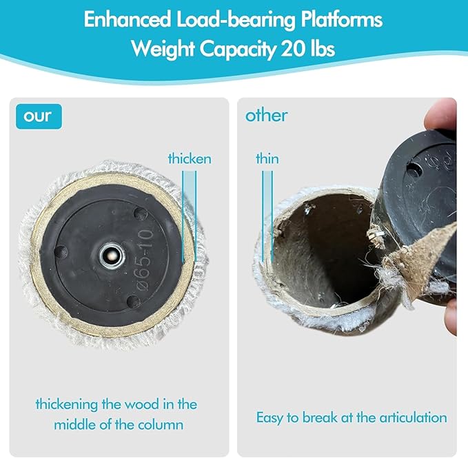 Cat Tree 5-Tier Floor to Ceiling, 89-109 Inch Adjustable Height Cat Tower with Cozy Hammock, Cat Climbing Tree for Indoor Cats, Gery-Mewly Pet