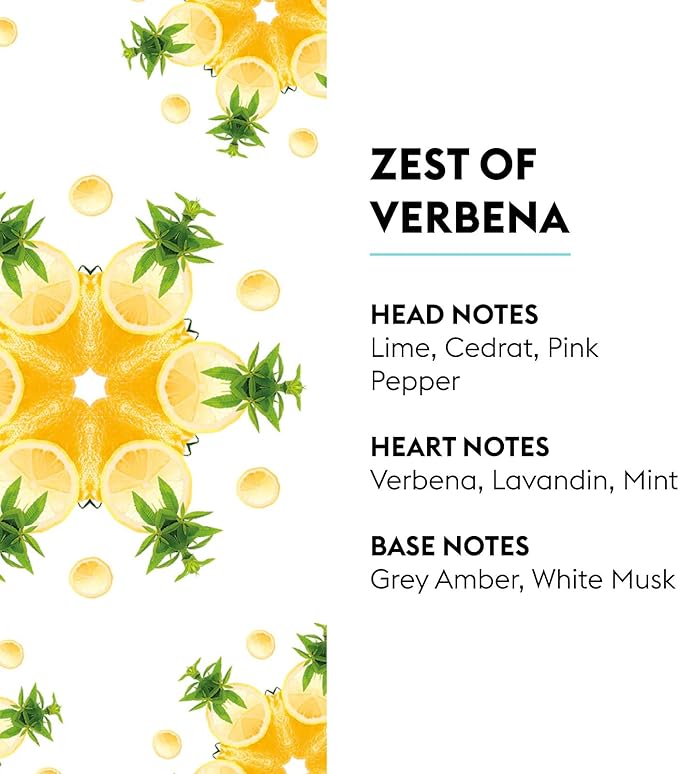 MAISON BERGER - Zest of Verbena - Lampe Berger Fragrance Refill Oil for Home Diffusers - Luxury Air Freshener with Lime, Lavandin & Mint Notes - 16.9 Fl Oz (500ml)