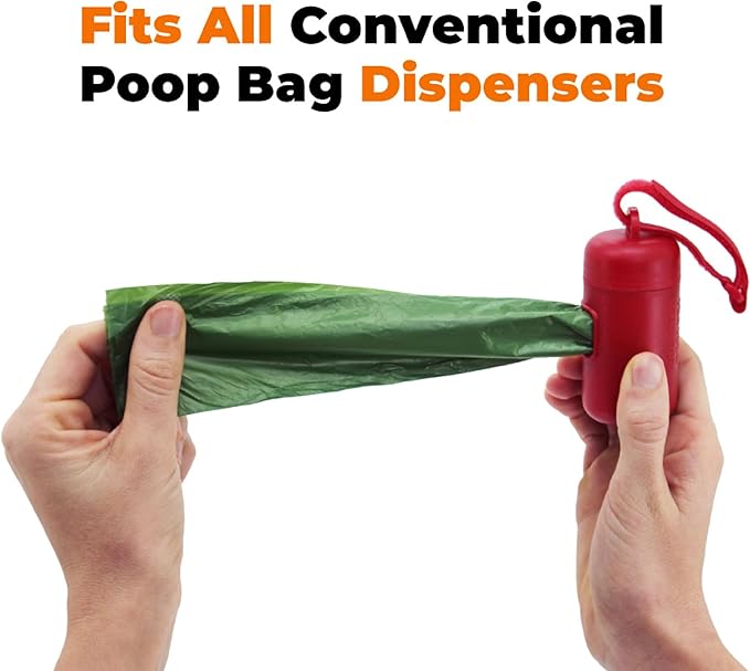 Best Pet Supplies Poop Bags for Dogs, 50% Post-Consumer Recycled Content dog waste bags on rolls, fits all poop bag holders for leashes - 600 Count, Green, Lavender Scented-Mewly Pet