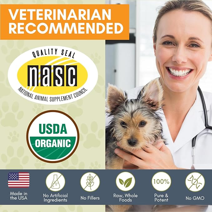 Wholistic Pet Organics:Dog Probiotics and Digestive Enzymes-Probiotic Chews for Dogs Digestive Health,Support Gut Health Immune Supplement Prevents Dog Digestive Problems (Original, 240 Count)-Mewly Pet