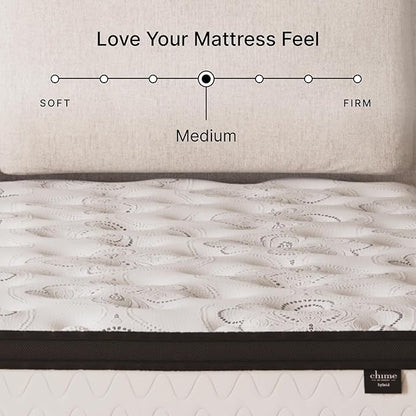 Ashley Chime King Mattress Hybrid 12 Inch Firm Memory Foam for Pressure Relief, Mattress In a Box with Cooling Gel, Fiberglass Free