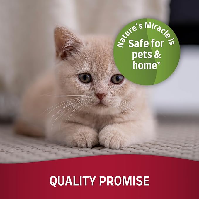 Nature's Miracle Stain and Odor Remover Cat, Odor Control Formula, Pour-Mewly Pet