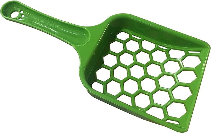 Skoon Cat Litter Pooper Skooper (1 Pack) - Wide Opening, Non-Clumping Litter Box Sifter Removes Solids Without Wasting Pebbles-Mewly Pet