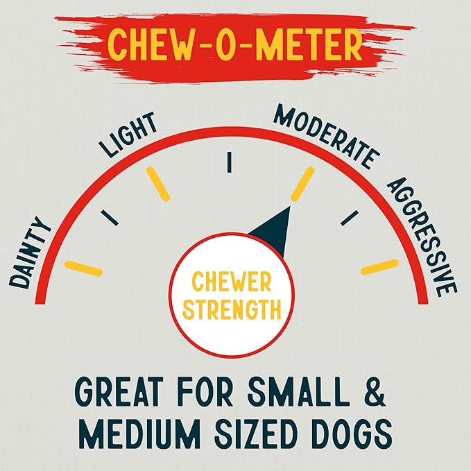 Canine Chews 5" Triple Flavor Rawhide Stick Twists for Small Dogs Dog Treat Dental Stick Chicken, Pork, Beef Flavor Chew Toy (100 Pack)-Mewly Pet