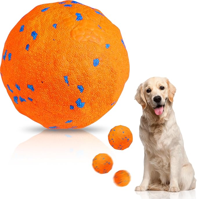 Interactive Dog Toys Ball, Automatic Moving, Bouncing Chew Toys, E-TPU Material, Suitable for Large and Medium-Sized Dogs, Used for Boredom Relief and Daily Training, USB Rechargeable-Mewly Pet