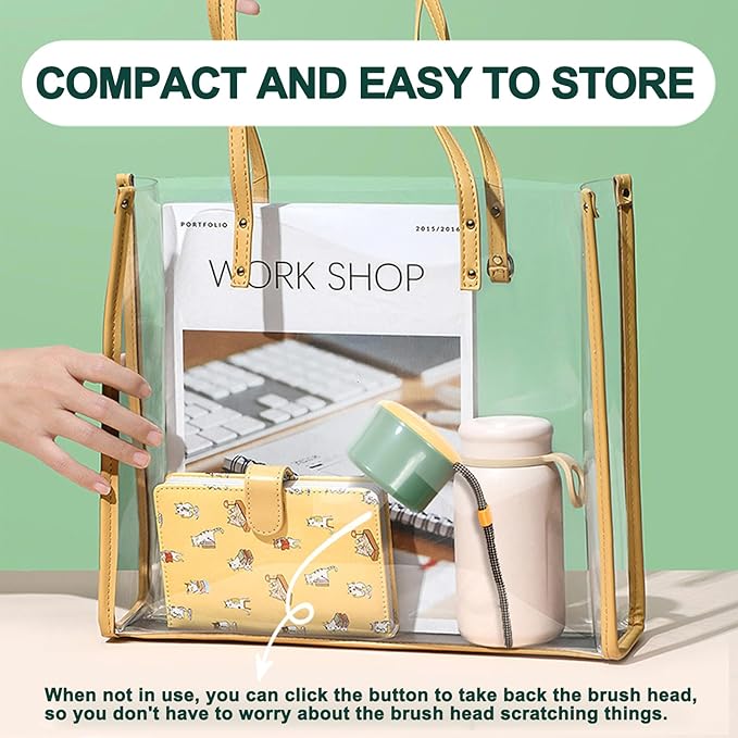 Self Cleaning Retractable Slicker Brush for Puppy and Cats, Grooming Tool with Hanging Rope, Fit for Yorkies, Pomeranians, Maltese, Shih Tzus, Toy Poodles and Maltipoos-Mewly Pet