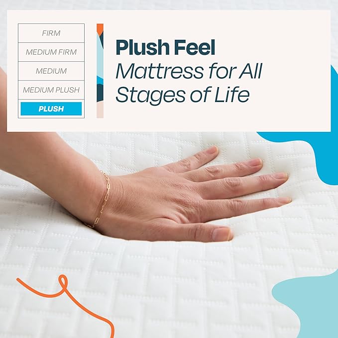 Linenspa 12 Inch Gel Infused Memory Foam Mattress – King Size – Plush - Cooling Gel - Mattress in a Box - Primary or Guest Bedroom - Pressure Relieving and Breathable – CertiPUR-US Certified