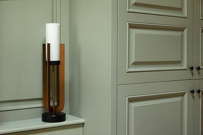 Jensine Accent Lamp – Modern Brushed Bronze Table Lamp, Commercial Grade Quality for Living Room