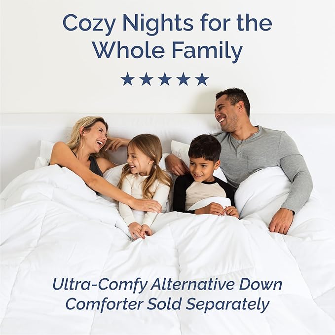 Queen Size 4 Piece Sheet Set - Comfy Breathable & Cooling Bed Sheets Set - Hotel Luxury Bedding for Women, Men, Kids, Teens, Boys & Girls - Deep Pockets, Soft, Wrinkle Free - Oeko-Tex - Blue Stripes 3