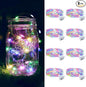 ZGWJ 8 Pack Fairy Lights Battery Operated, 7ft 20 Mini LED Fairy String Lights Silver Wire 3 Modes for DIY, Parties, Wedding, Bedroom, Halloween Christmas Decoration Multicolor
