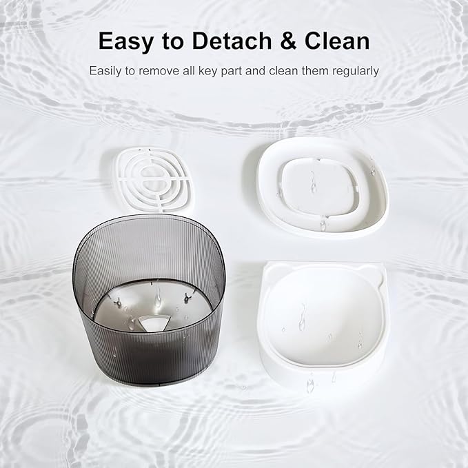 Darlipet Automatic cat Feeder,4L Auto cat Feeder,Programmable Meal & Portions,Freshness Protection, Automatic Cat Food Dispenser for Cats & Dogs, Back-up Battery, Easy to Set up & Clean-Mewly Pet