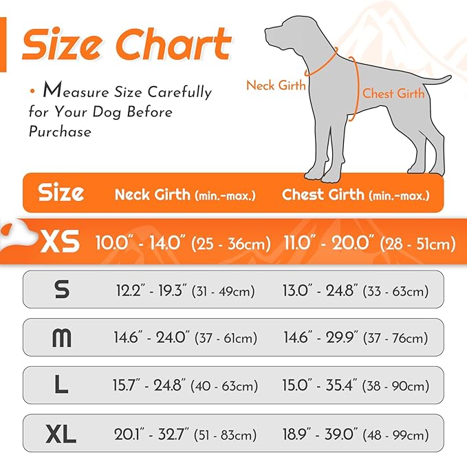 Eagloo Small Dog Harness No Pull, Service Vest with Reflective Strips and Control Handle, Adjustable and Comfortable for Easy Walking, No Choke Pet Harness with 2 Metal Rings, Orange, XS-Mewly Pet