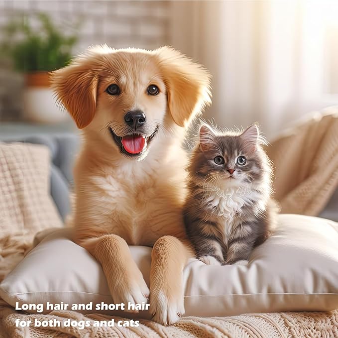 Cat Steam Brush for Shedding, Steam Brushes for Indoor Cats, 4 In 1 Rechargeable Cat Grooming Brush,Anti-Static, Massage, Cleaning, Shedding & Combing-Mewly Pet