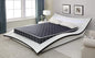 AC Pacific 6-Inch Water-Resistant High-Density Foam Mattress Made in USA with Stylish Diamond-Quilted Breathable Fabric, Distributes Weight Evenly, Full, Navy Blue