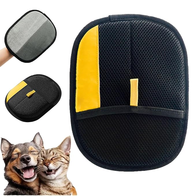 Pet Hair Removal Glove, Electrostatic Pet Hair Remover Gloves for Dogs Cats, Reusable Washable Remover for Bed Sheets Couch Clothes Carpet Car Seat(1PC)-Mewly Pet