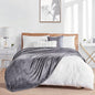 Walensee Fleece Blanket Plush Throw Fuzzy Lightweight (California King Size 108x102Dark Grey) Super Soft Microfiber Cal King Size Flannel Blankets for Couch, Bed, Sofa Warm and Cozy for All Seasons