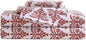 Eddie Bauer - Flannel Sheets Queen Size, Anti-Pilling & Wrinkle Resistant Cotton, Touchably Soft for All-Season Comfort - Bed Sheets with Matching Pillowcases & Fitted Sheet (Jolly Trees Red)