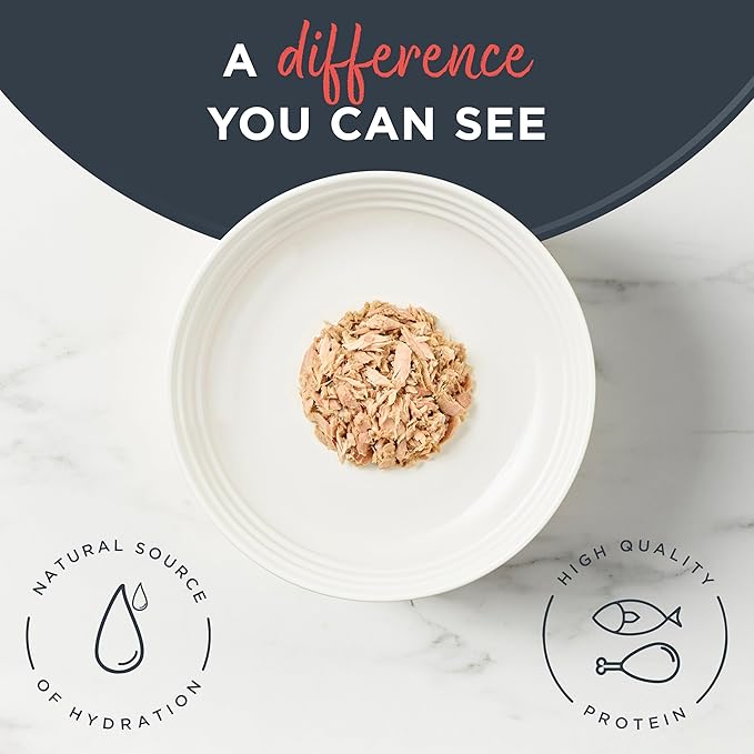 Reveal Natural Wet Cat Food, 12 Count, Grain Free, Limited Ingredient Canned Food for Cats, Tuna Fillet with Crab in Broth, 5.5 oz Cans-Mewly Pet