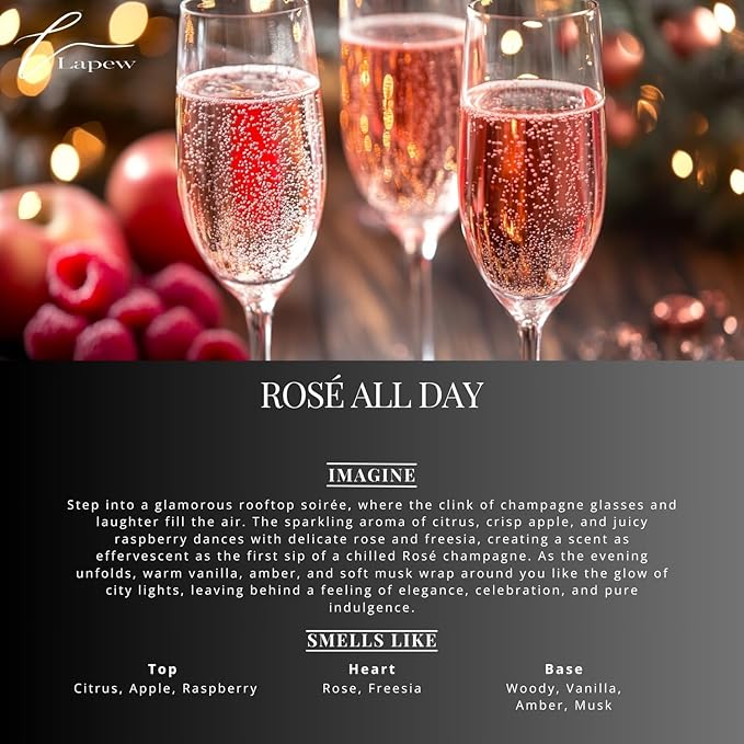 Rosé All Day Carpet Freshener Powder: Powerful Odor Eliminator for Home, Upholstery Deodorizer, Carpet Deodorizer, Pet Urine, Cat Litter Box - Rosé All Day Fragrance.