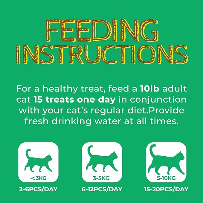 Just Try 13.4 OZ Crunchy Cat Treats Catnip Treats for Cats with Digestive Support, Natural Ingredients Kitten Treats with Real Salmon, Healthy Feline Snacks Training Biscuits Dental Care-Mewly Pet