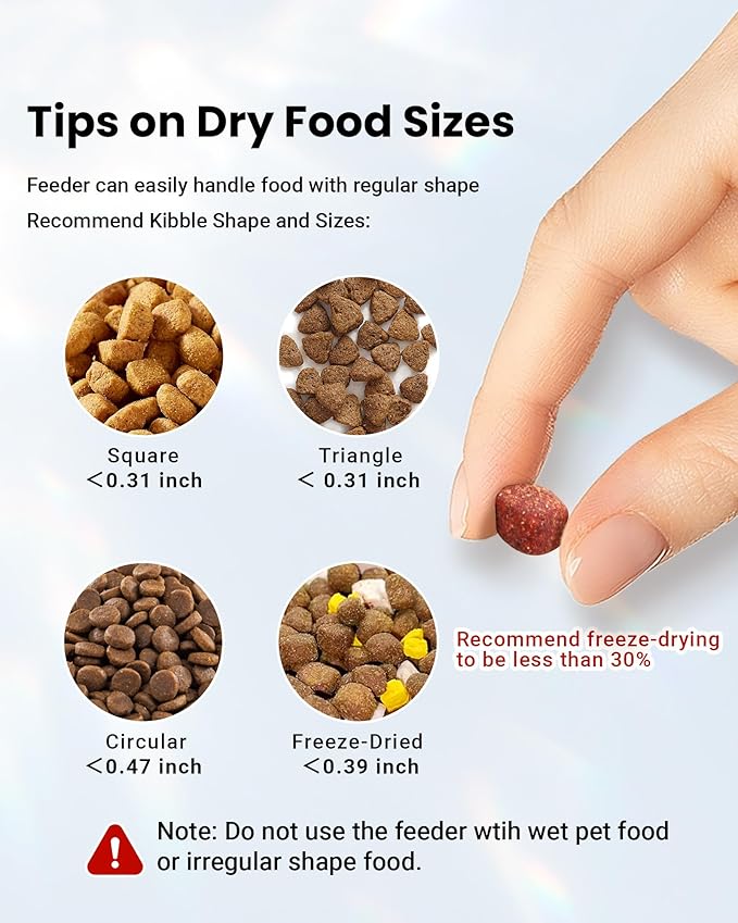 Automatic Cat Feeder for 3 Cats, 6L/25 Cups Smart WiFi Pet Feeder, Strong Anti-Jam System, Dual-Effect Desiccant Cat Food Dispenser, with 10S Voice Recorder for Cats and Small Dog(Black)-Mewly Pet