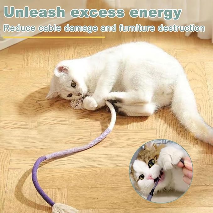 7-in-1 Interactive Cat Toys for Indoor Cats with Washable Adhesive Suction Cup, Hanging Cat Toys, Silvervine Stick and Sisal Chew Rope Catnip Teething Toy for Bored Kitten-Mewly Pet