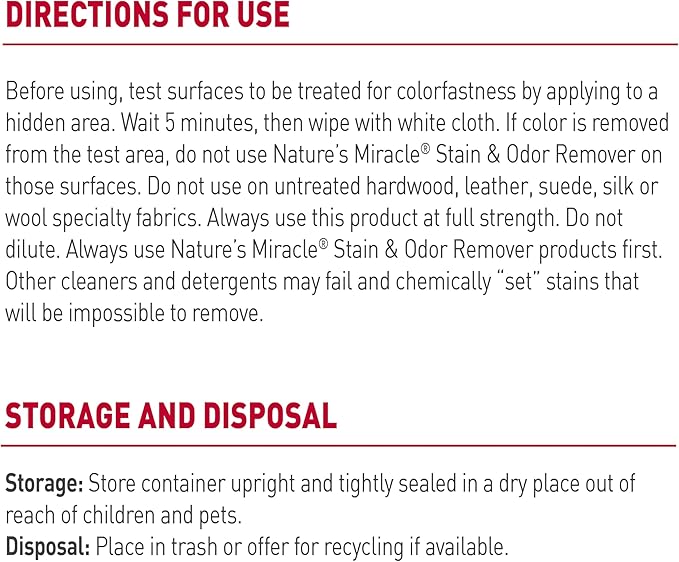 Nature's Miracle Stain and Odor Remover, Spot Stain and Pet Odor Eliminator, Enzymatic Formula, 32 Ounce Spray-Mewly Pet