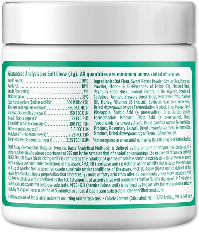 Doggie Dailies Puppy Probiotic, Probiotics for Puppies with Digestive Enzymes, Promotes Digestive Health, Supports Immune System & Overall Development (Pumpkin) 120 Soft Chews-Mewly Pet