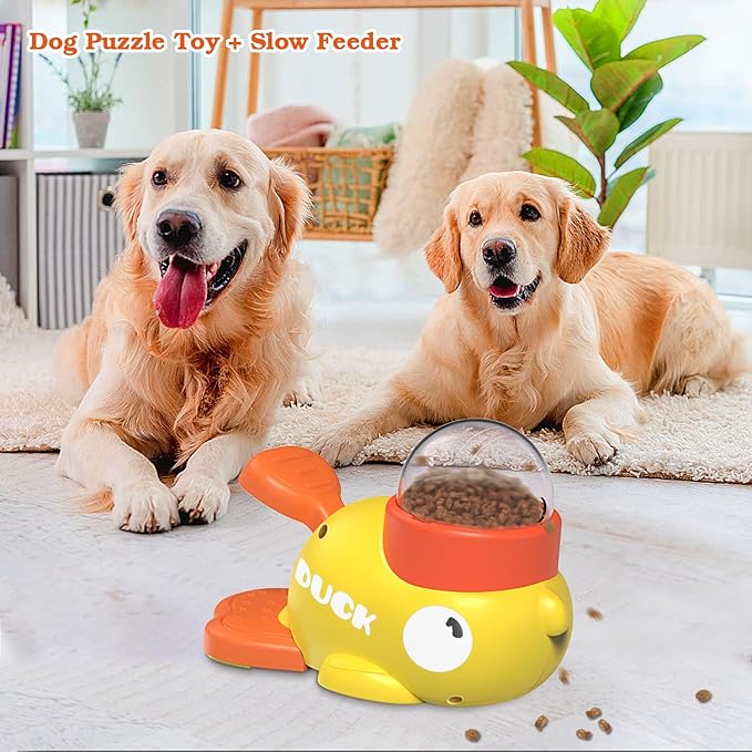 Dog Interactive Treat Dispenser Toy, Food Puzzle Slow Feeder-Mewly Pet