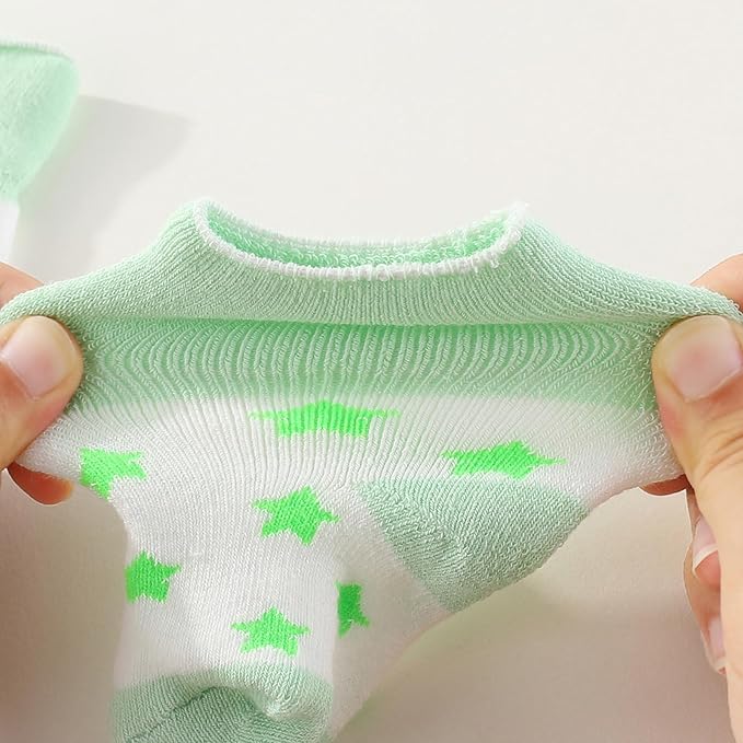 Unisex Baby Terry Socks 5-Pack for Baby boy and girl 0-12 Months Warm Cotton Socks