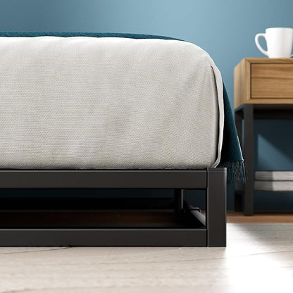 Zinus Joseph Low Profile 6 Inch Platform Bed Frame, Wood Slat Support, No Box Spring Needed, Eco Friendly WonderBox(TM) Packaging, Easy Assembly, Black, Full