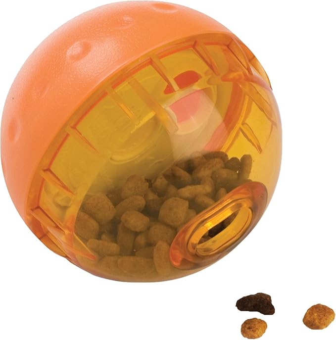 OurPet's IQ Treat Ball Interactive Food Dispensing Dog Toy , Assorted Colors-Mewly Pet