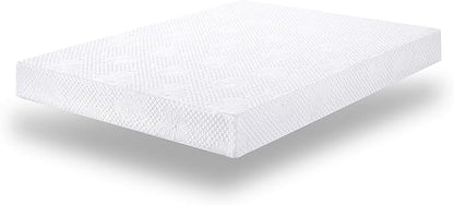 PrimaSleep Queen Mattress, 6 Inch Gel Memory Foam Mattress, Gel Infused for Comfort and Pressure Relief, CertiPUR-US Certified, Bed-in-a-Box, Medium Firm, Queen Size