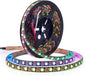 BTF-LIGHTING WS2812B RGB ECO LED Strip, Chasing Effects 5050SMD Individually Addressable 16.4FT 60Pixels/m 300Pixels Flexible Dream Color IP65 for Bedroom DIY Projects DC5V(No Adapter or Controller)