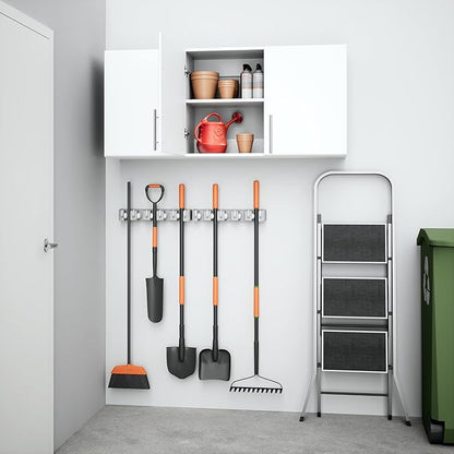 Prepac Elite 54" Wall Cabinet, White Storage Cabinet with 2 Adjustable Shelves, Storage for Pantry, Kitchen and Bathroom 12" D x 54" W x 24" H