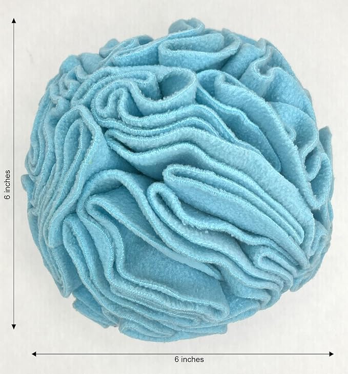 Medium Breed Snuffle Interactive Foraging Dog Puzzle Ball Toy Blue Large-Mewly Pet