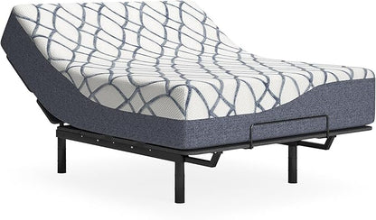 Signature Design by Ashley 14 Inch Chime Elite 2.0 Ultra Plush Green Tea Memory Foam Mattress for Cool Sleep and Pressure Relief, California King, Fiberglass Free, Mattress In A Box