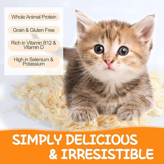 Purrfectpaws Premium Dried Chicken Flakes: Delicious Treats for Dogs & Cats - All-Natural and High in Protein - 4oz Bag-Mewly Pet