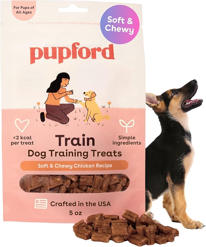 Pupford Soft & Chewy Training Treats for Dogs & Puppies (Chicken, 5 oz)-Mewly Pet