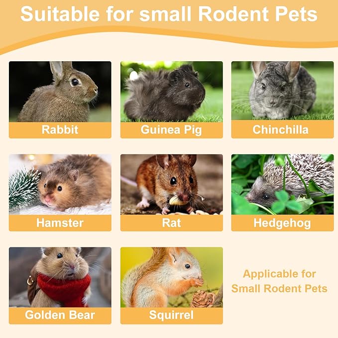 65PCS Rabbit Bunny Guinea Pig Chew Toys Treats, Chinchilla Hamster Chews Toys for Teeth, Timothy Hay Chips Treats Sticks for Rabbit Guinea Pig Chinchilla Hamster Rat-Mewly Pet