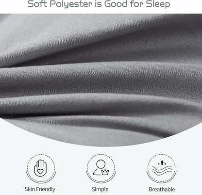 MAXYOYO Grey Triangle Futon Mattress, Japanese Floor Mattress Quilted Bed Mattress Topper, Extra Thick Folding Sleeping Pad Breathable Floor Lounger Guest Bed for Camping, King