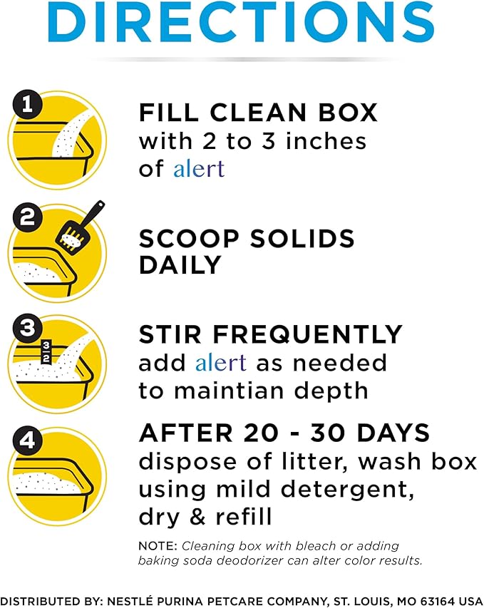 Purina Tidy Cats Tidy Care Alert Cat Health Monitoring Non Clumping Cat Litter with Silica Crystals - 8 lb. Bag-Mewly Pet