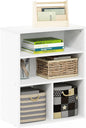 Furinno Pasir 3 Tier Display Bookcase, White