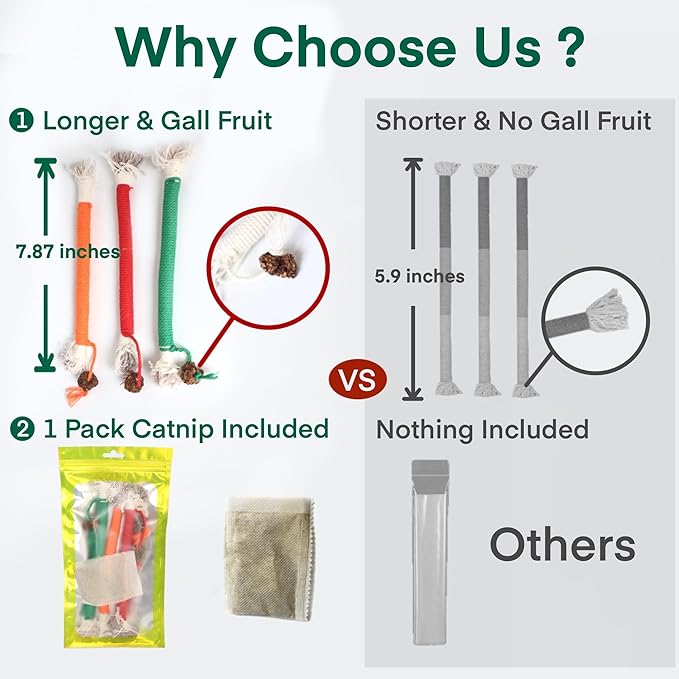 Kitten Toys, Cat Chew Toy for Indoor Cats, Catnip Toys for Teeth Cleaning, Interactive Cat Nip Teething Rope Toys for Cats Kitty, 3 Pack (Include 1 Pack of Catnip)-Mewly Pet